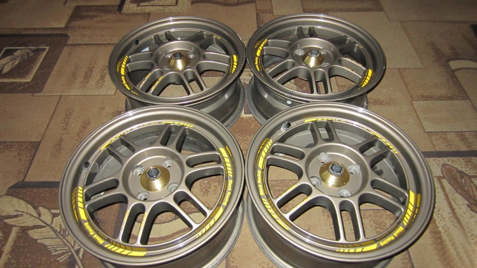 Легкосплавные диски: 15" Black Racing Professional GT1 6.5JJ ET+38 ...