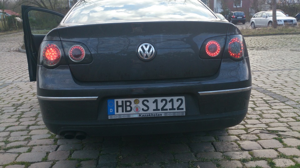 стоп-сигнал skyline (попытка не удалась) — Volkswagen Passat B6, 2 л ...