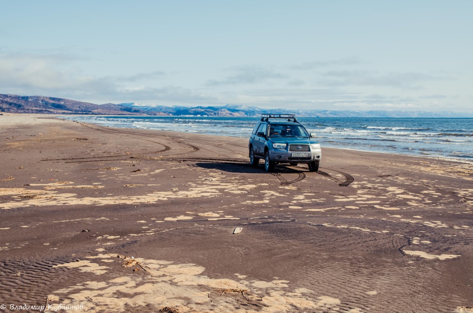и на фоне — Subaru Forester (SG)