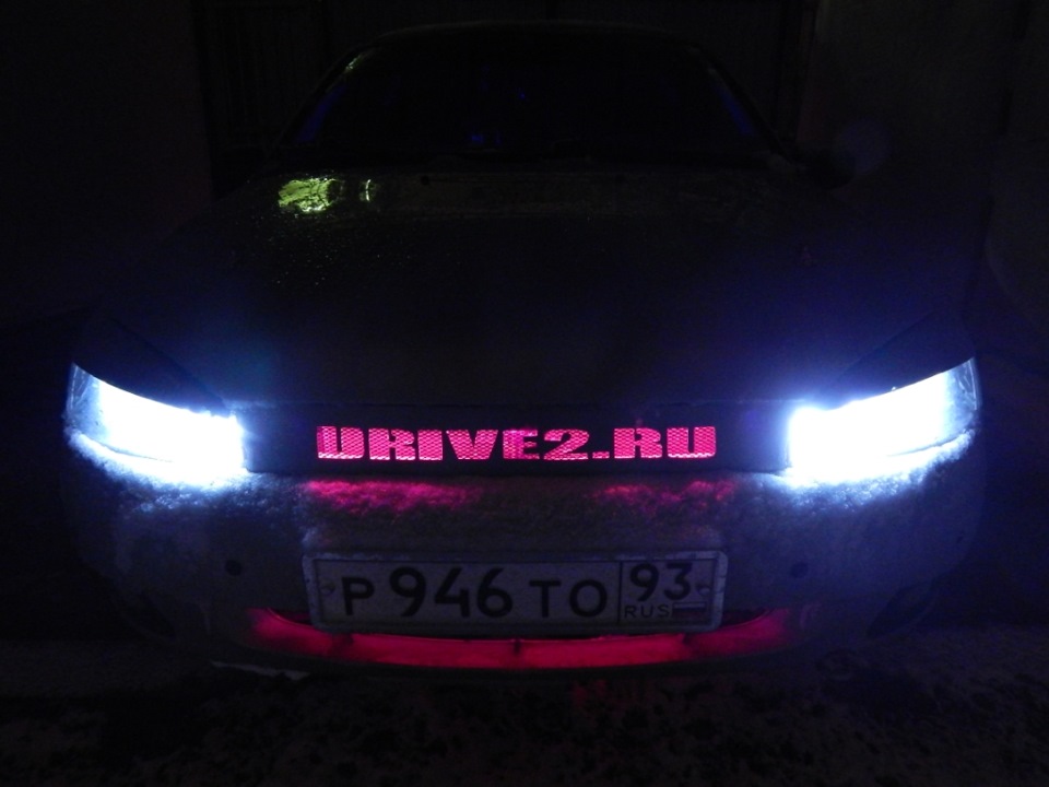 Решетка радиатора на Калину с надписью DRIVE2.RU — Lada Калина седан, 1 ...