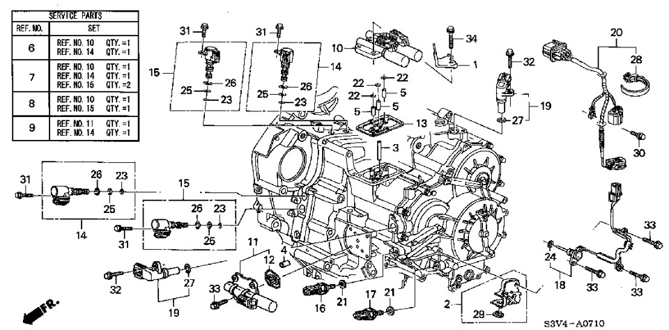 Запчасти на фото: A0710. Фото в бортжурнале Acura MDX (1G)