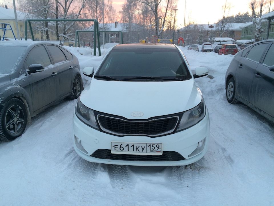 Такой он сейчас спустя 3 года. — KIA Rio (3G)