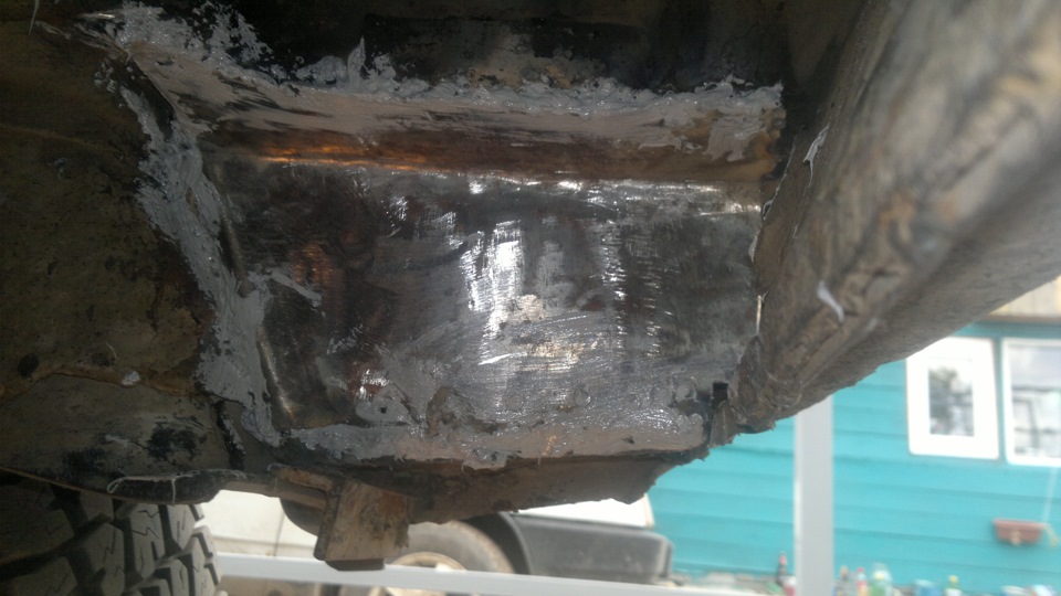 Усиление задка. Серия третья. Заключительная. — Lada 4x4 3D, 1,6 л ...