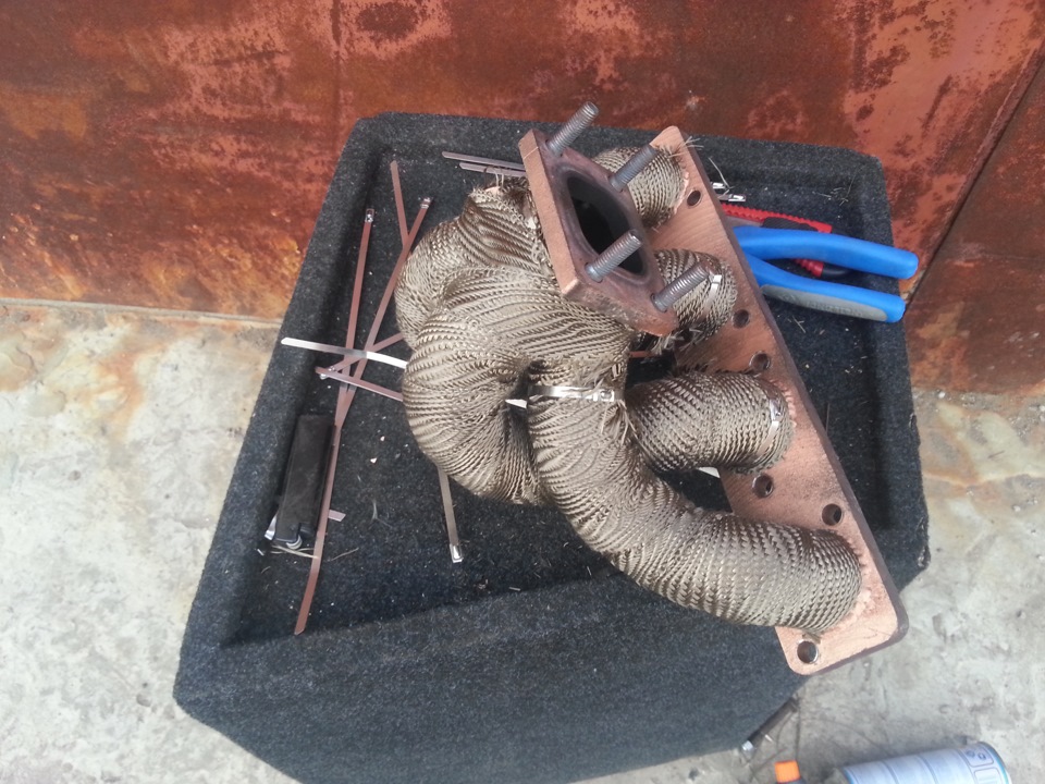 обмотка термолентой+ штуцера — Lada 2113, 1,5 л, 2005 года | тюнинг ...