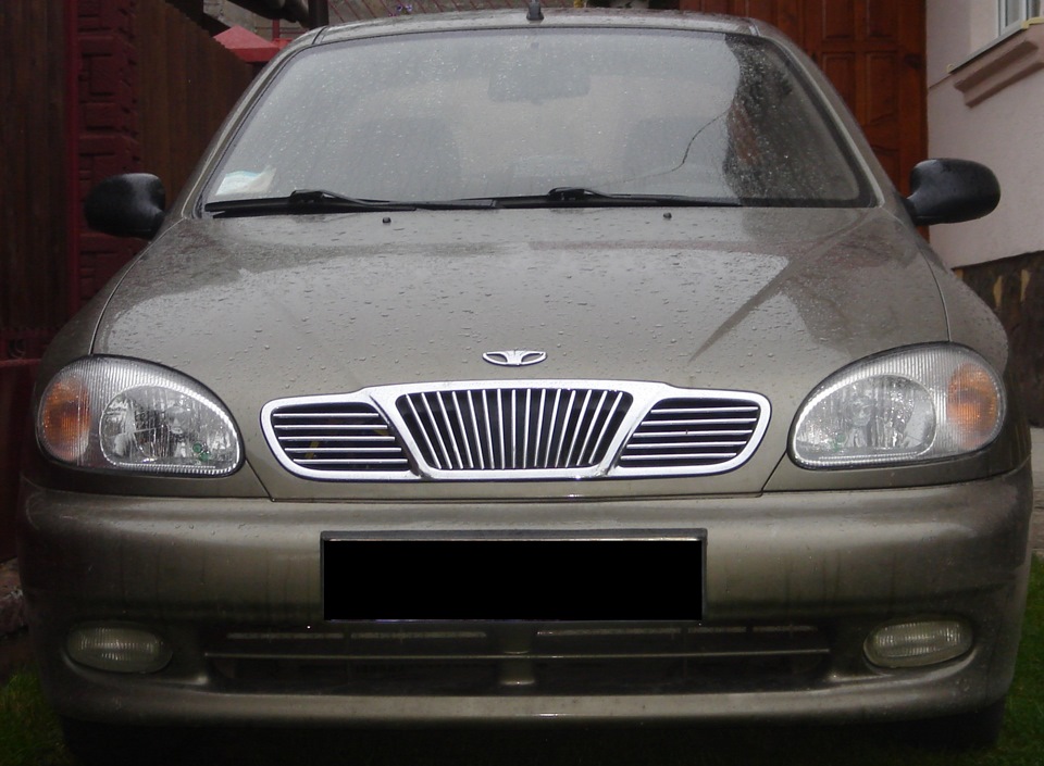 Передня решітка в хром — Daewoo Sens, 1,3 л, 2005 года | аксессуары ...