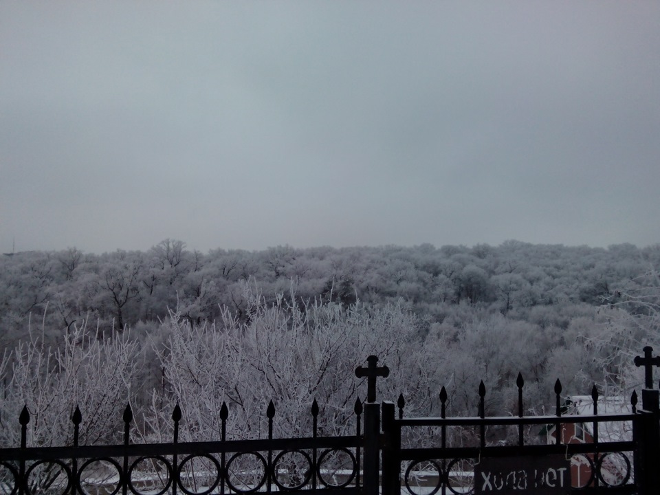 Зима пришла и все укутала белым одеялом. — Nissan Patrol (W160), 2,8 л ...