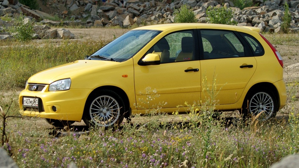 Lada Kalina Sport Р¶С‘Р»С‚С‹Р№