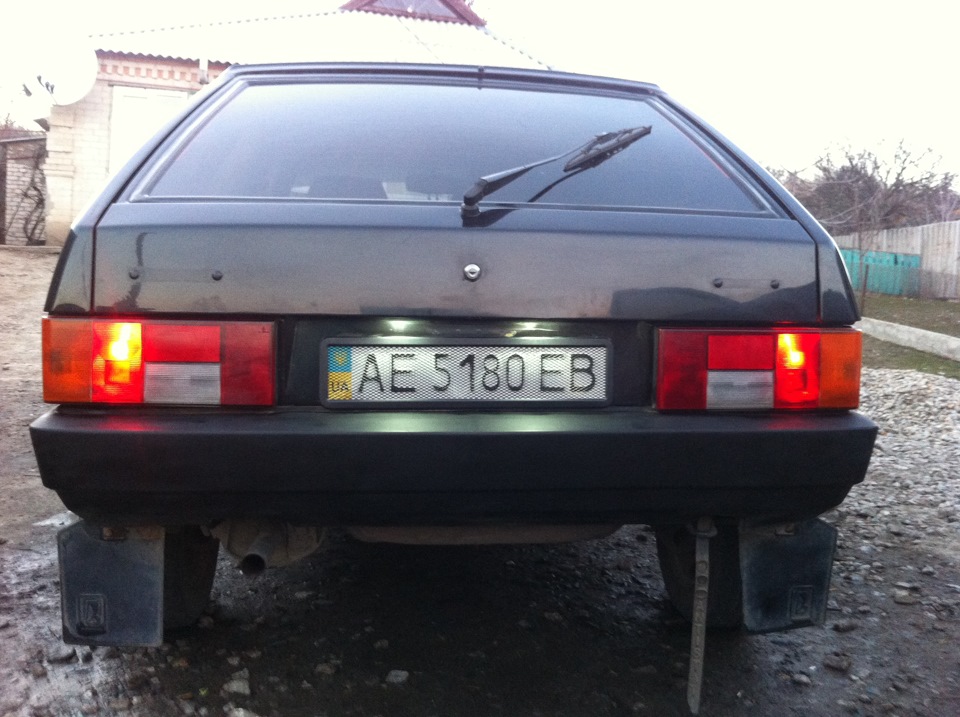 Номерная рамка — Lada 2109, 1,6 л, 2008 года | запчасти | DRIVE2