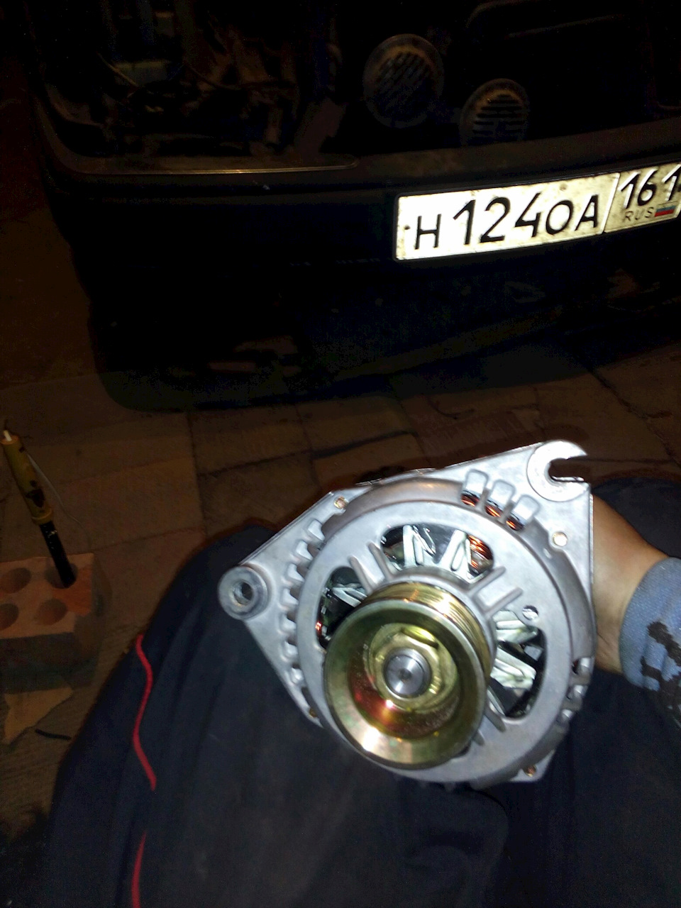 Доработки нового красавца хз написано сделано в россии)) Анфас — Mercedes-Benz E-Class (W124). Запчасти на фото: 1240A