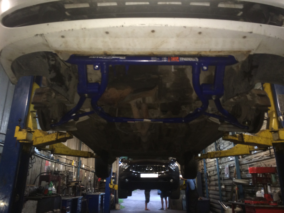 Установленный подрамник — Lada Приора хэтчбек