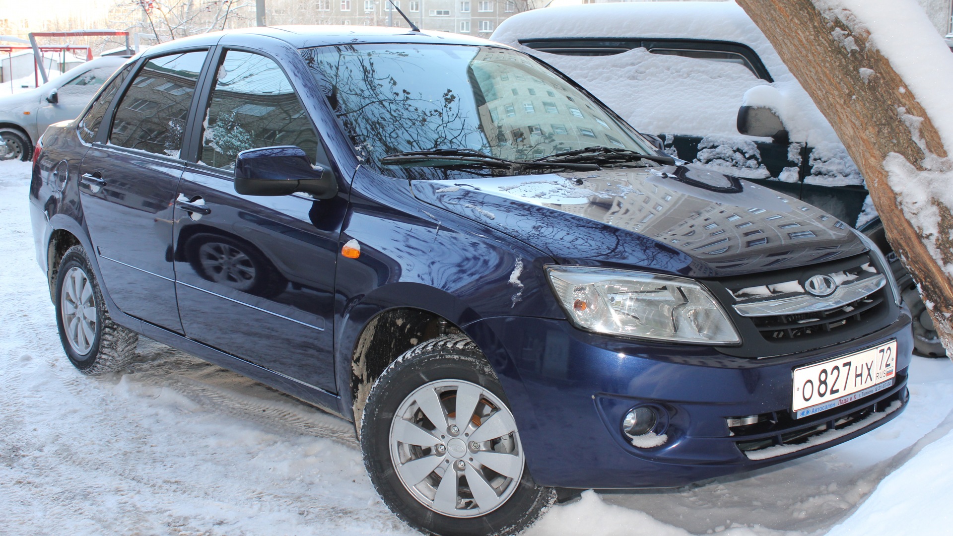 Lada Гранта 1.6 бензиновый 2012 | Синяя чайка на DRIVE2