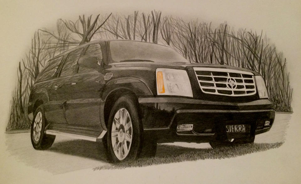 Развертка Cadillac Escalade