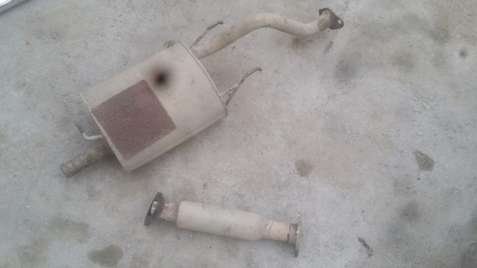 Резонатор вместо катализатора! Готово! +100500 ко всему — Honda Civic ...