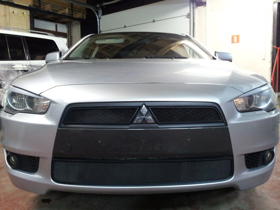 Защита радиатора на "MITSUBISHI LANCER X", с 2012 г. — ЗАЩИТА ...