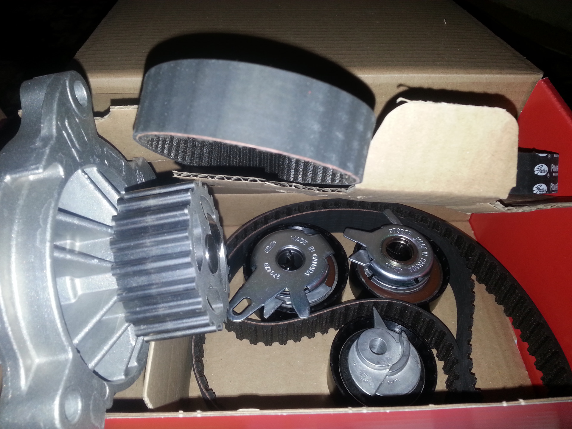 Gates Powergrip KIT.Комплект ГРМ. — Volkswagen LT (2G), 2,5 л, 1997 ...