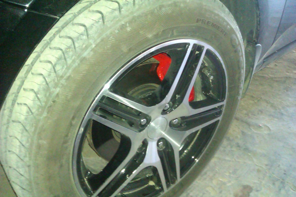 Суппорта в красный — KIA Cerato (2G), 1,6 л, 2012 года | тюнинг | DRIVE2