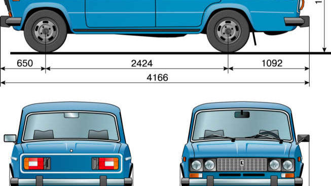 Ваз 2106 чертеж