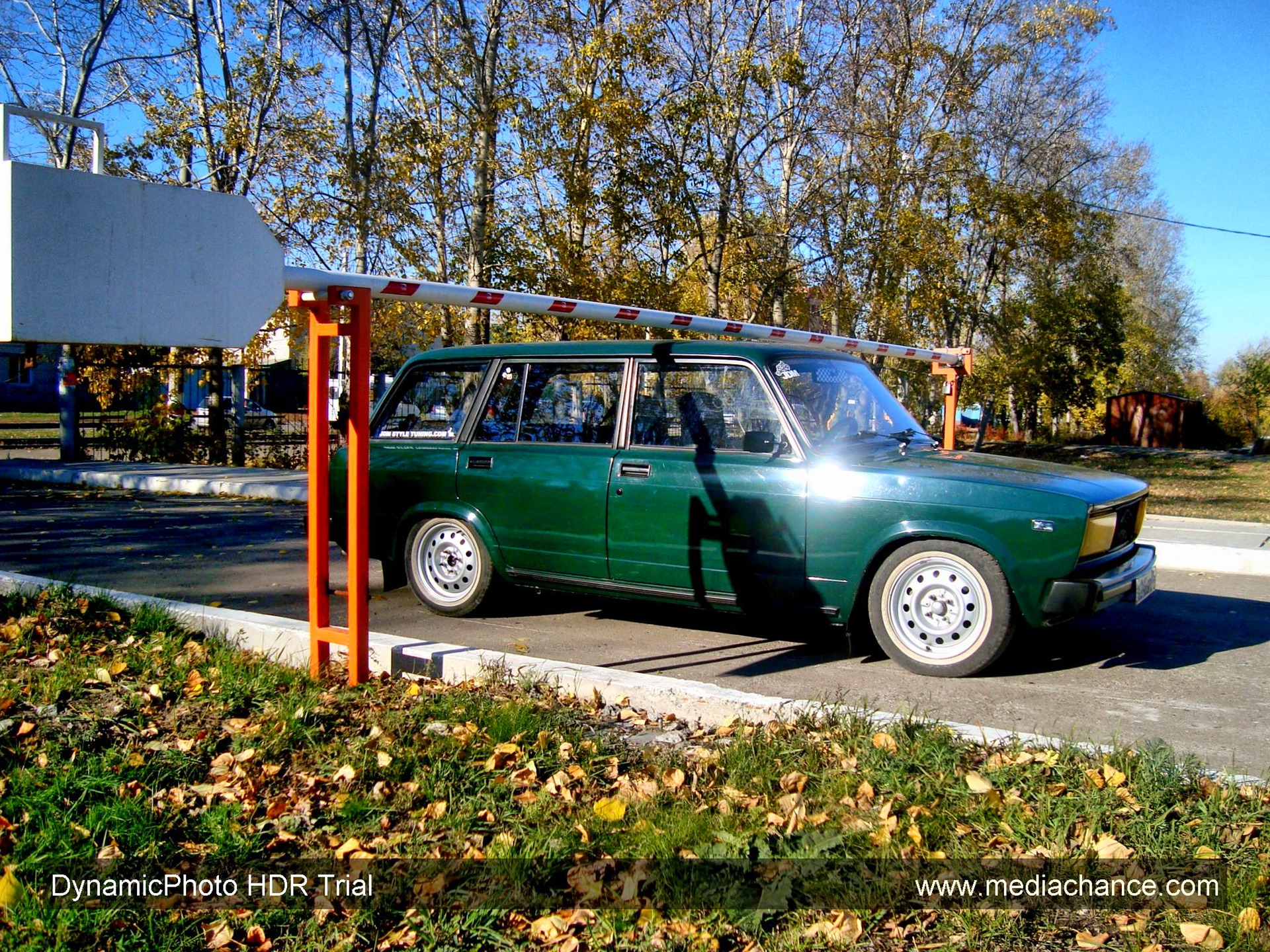 а нам шлагбаум не мешает :D — Lada 2104, 1,5 л, 1997 года | другое | DRIVE2