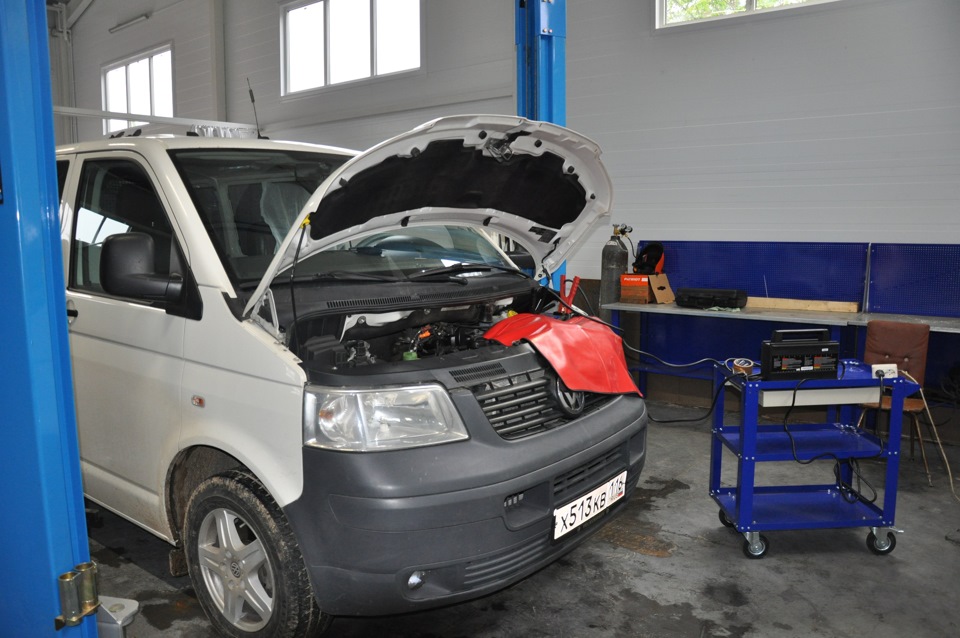 Volkswagen Transporter 2.5 d 130лс 2008 Чип тюнинг, удаление и ...