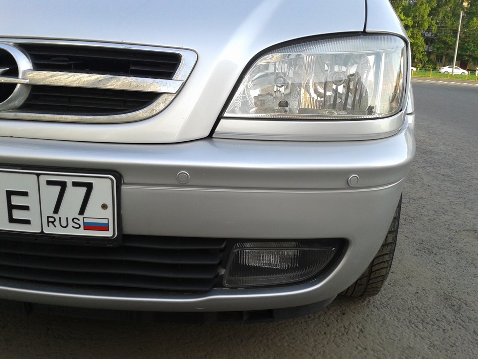 Парктроник вперед Parkmaster 4BJ06 — Opel Zafira A, 2,2 л, 2004 года ...