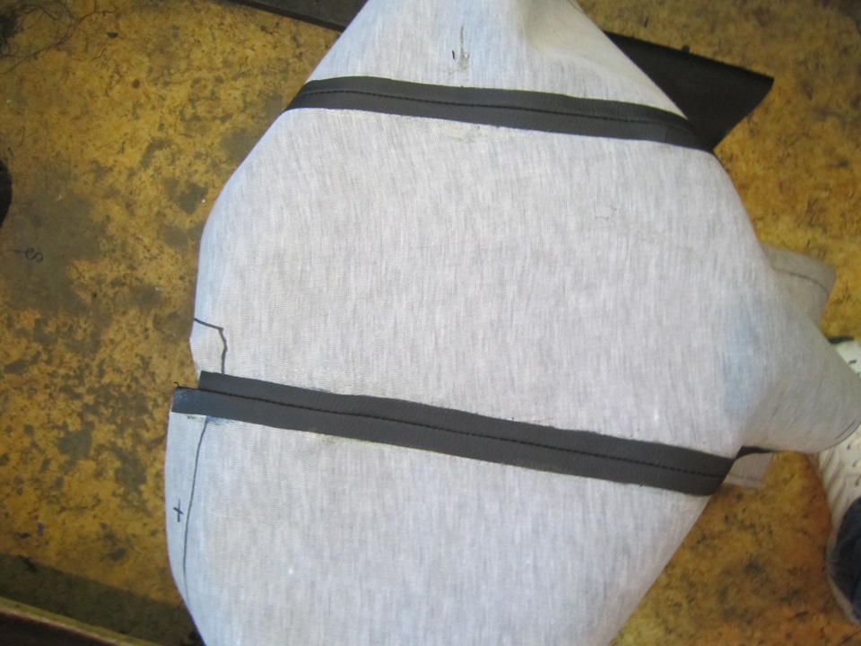 Торпедо. Пошив чехла. — Porsche 924, 2 л, 1985 года | своими руками ...