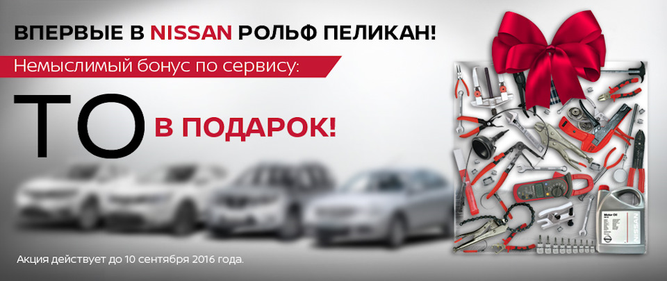 Впервые в РОЛЬФ Пеликан! В подарок ТО NISSAN! — РОЛЬФ Пеликан-Авто ...