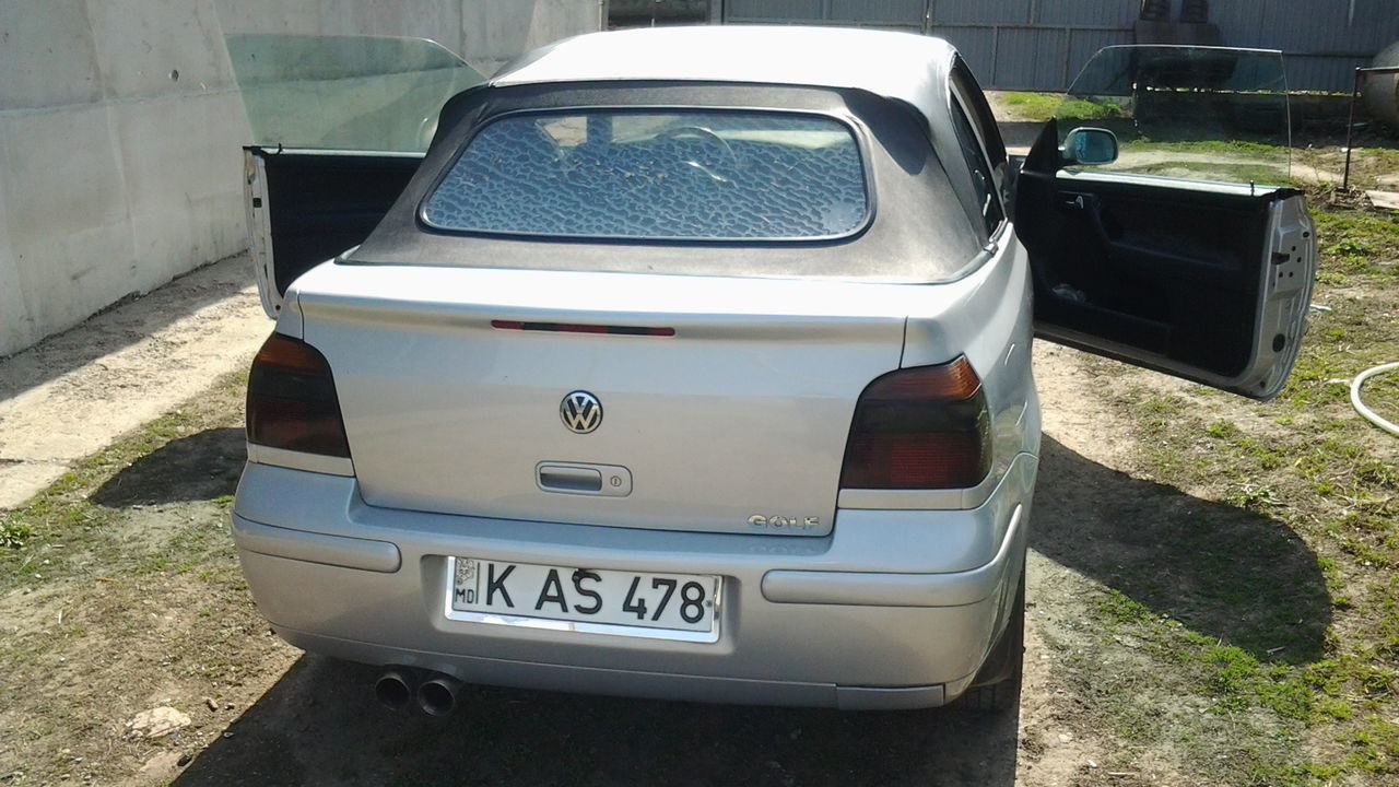 Volkswagen Golf Cabriolet Mk4 1.6 бензиновый 2000 | машина без крыши на  DRIVE2