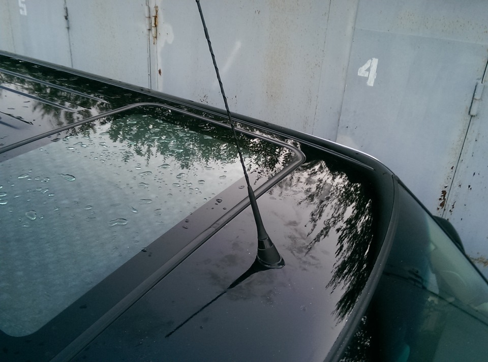 Установка антенны Sirio Triflex в нештатное место. — Nissan Patrol (Y61 ...