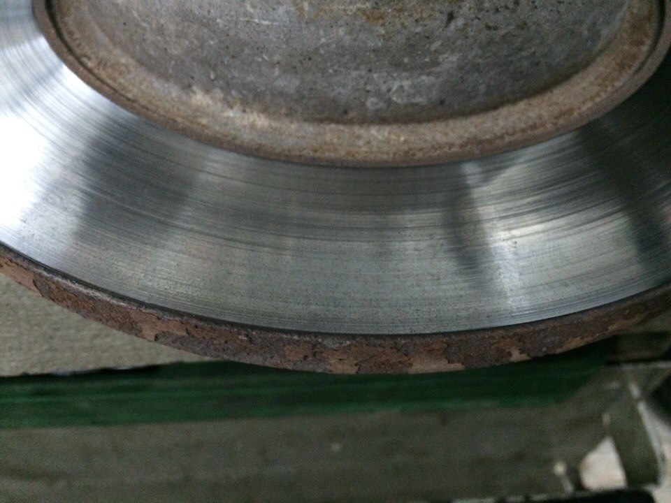 Задние диски до — Chevrolet Cruze (1G)