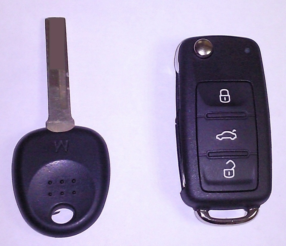 Выкидной ключ Hyundai Solaris (3 кнопки). [Solaris 2016 г.] 433MHZ, чип: 4D, лезвие: HY18R