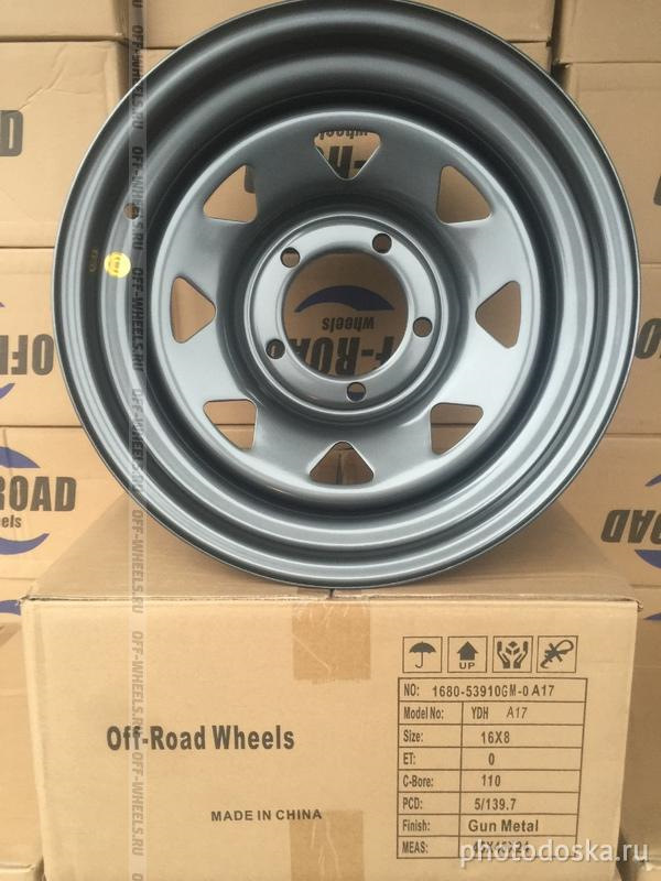 Диски off road wheels r16. Колесный диск off-Road Wheels 1680-53910gm-0a17 8x16/5x139.7 d110 et0 серый. Off-Road-Wheels a17 8x17/5x139.7. Колесный диск off-Road Wheels 1670-53910gm-0a17 7x16/5x139.7 d110 et0 серый. 1680-53910+15b.