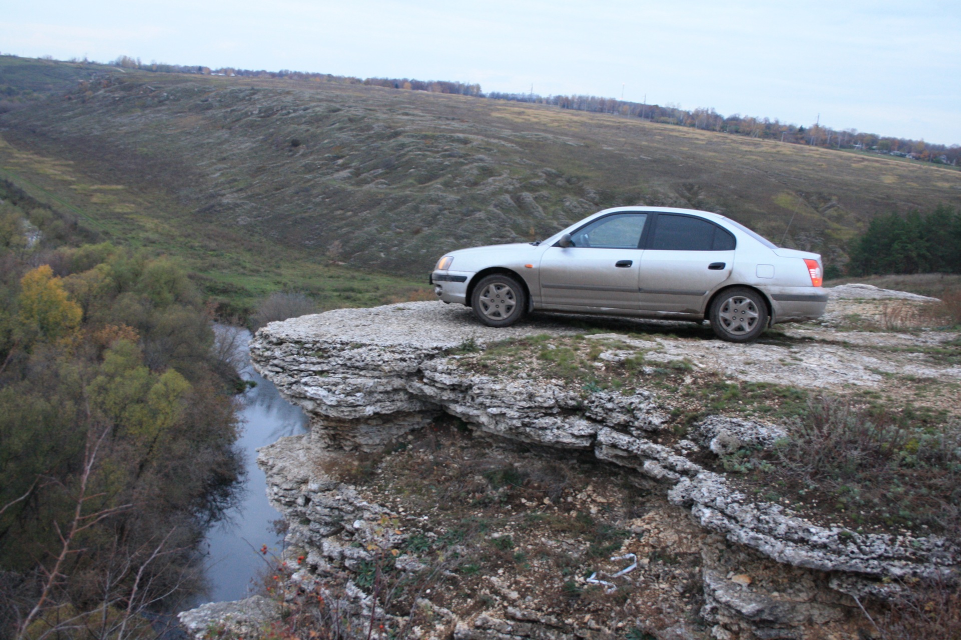 Воргольские скалы — Hyundai Elantra (3G), 1,6 л, 2005 года | фотография |  DRIVE2