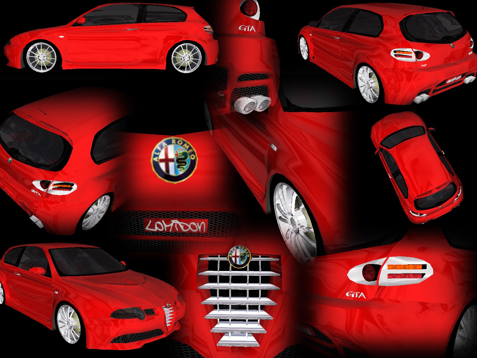 3D графика Alfa Romeo 147 GTA — DRIVE2