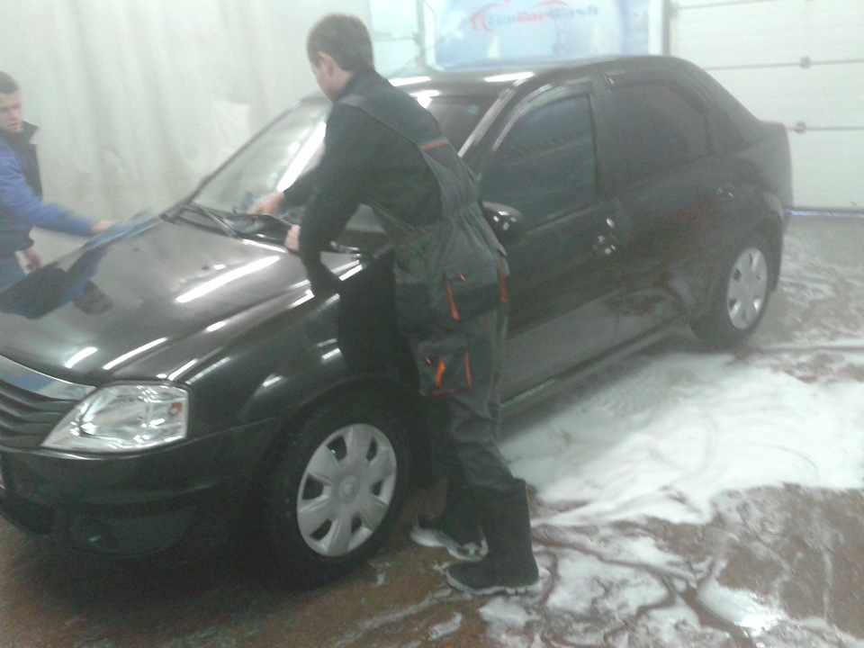 Супер мойка в Чертаново!г.Москва) — Renault Logan (1G), 1,6 л, 2012 ...