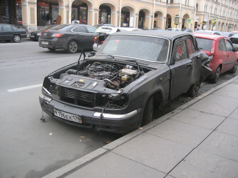 Брошенные автомобили в санкт петербурге