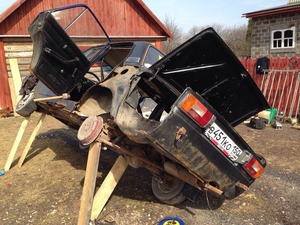 Переварка автомобиля апрель 2016 — Lada 21065, 1,6 л, 1993 года ...