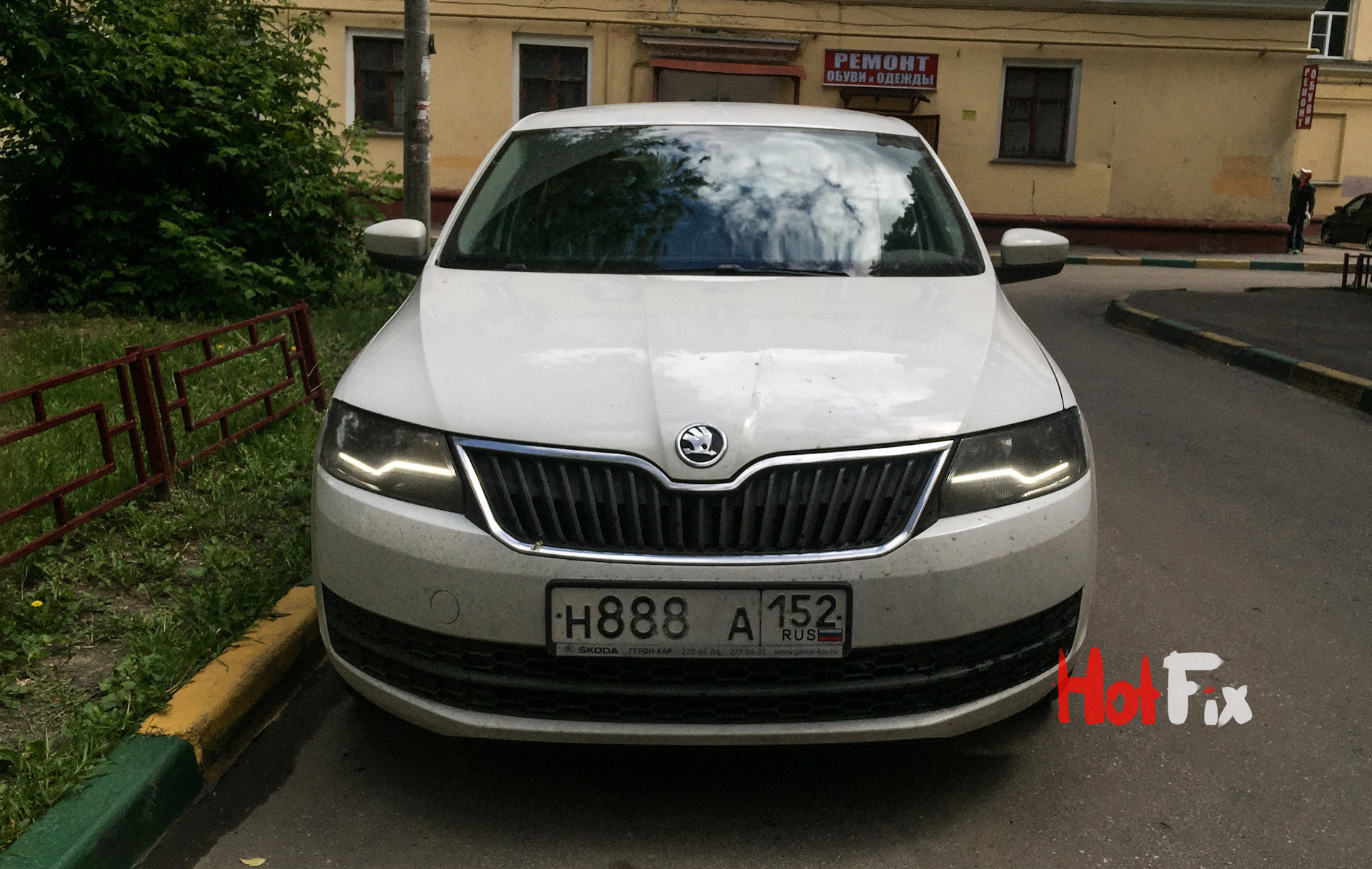 skoda rapid drl