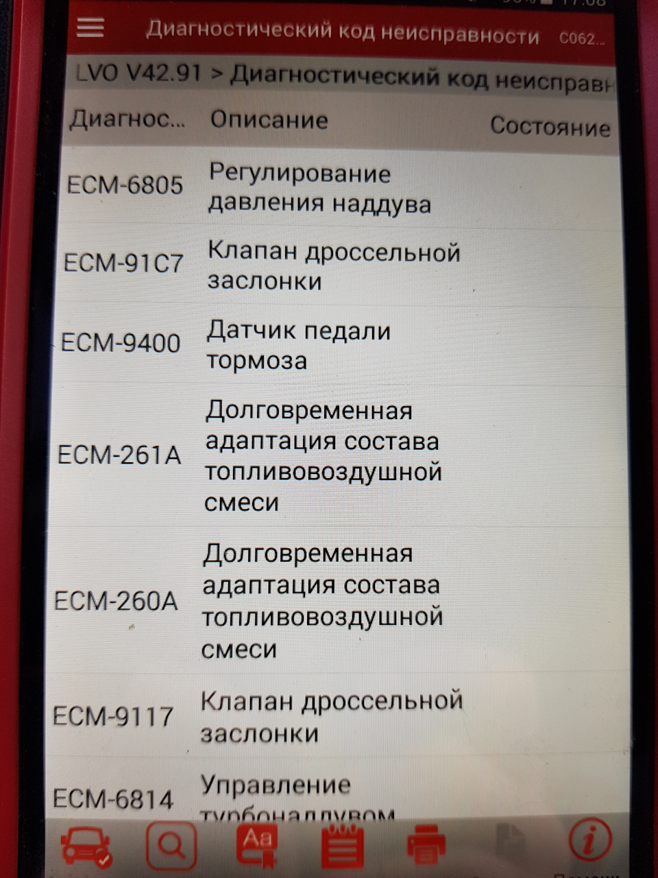 Radi interesa zdelal diagnostiku — Volvo S60 (1G), 2,4 л, 2003 года |  просто так | DRIVE2