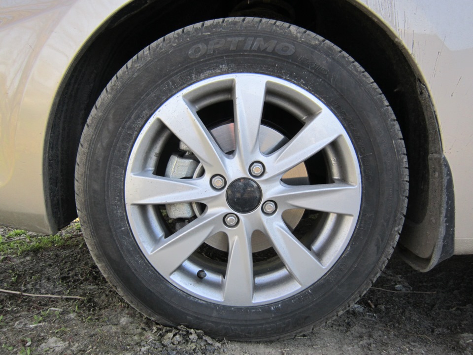 3. Диски — Hyundai Solaris Hatchback, 1,6 л, 2013 года | колёсные диски ...