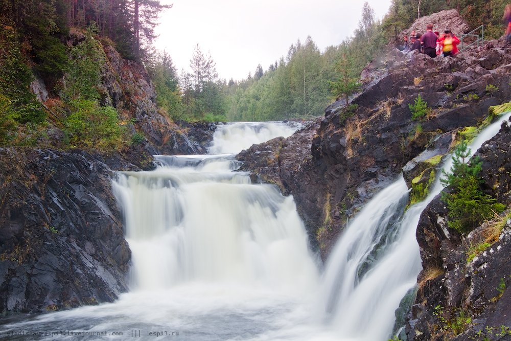 Карелия водопад кивач фото