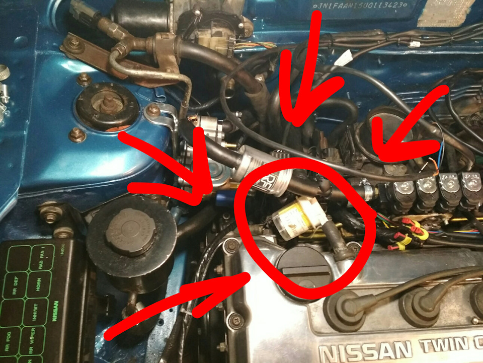Маслопомойка. Эксперемент. — Nissan Almera I (N15), 1,4 л, 1995 года ...