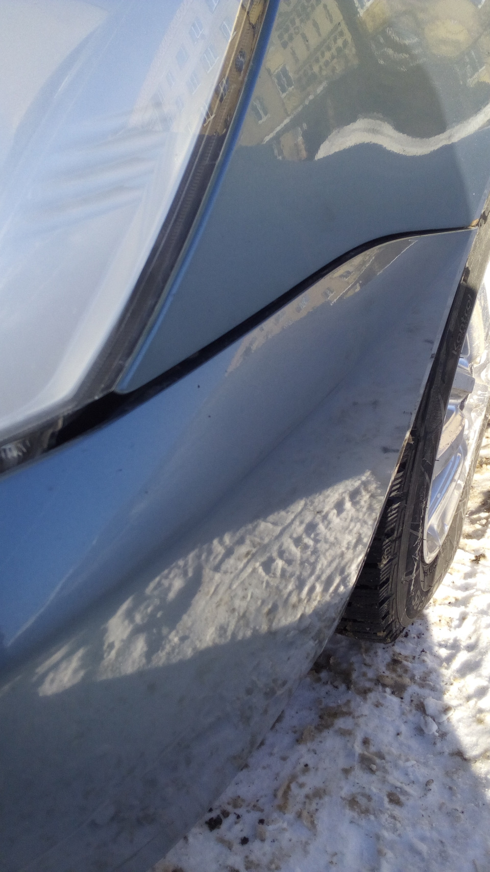 Провис бампер! — Mitsubishi Lancer IX, 1,6 л, 2006 года | кузовной ...