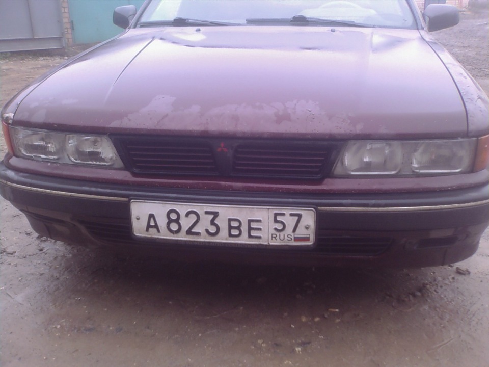 решетка радиатора — Mitsubishi Galant (6G), 1,8 л, 1992 года | запчасти ...