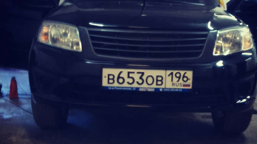 4 камера заднего вида и 2 дин магнитола — Lada Гранта Лифтбек (1G ...