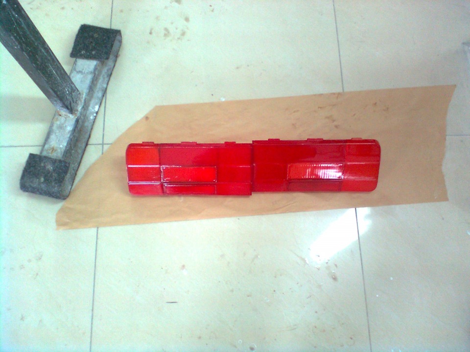 Тонировка лаком задних фонарей и передних габаритов — LADA 21063, 1,5 л ...