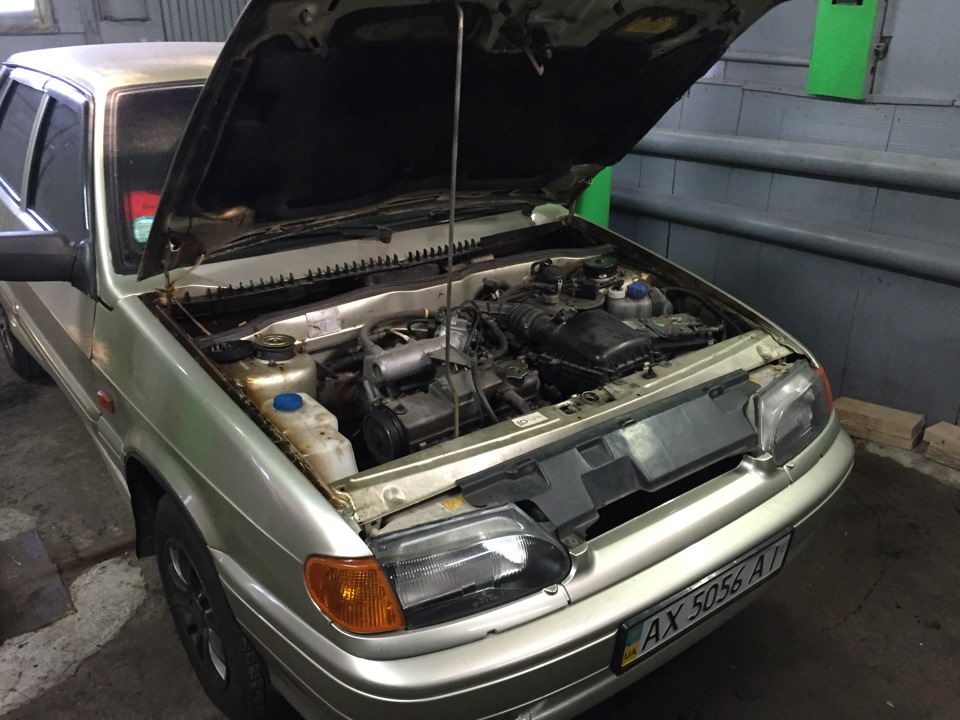 Замена помпы и тосола — Lada 2115, 1,5 л, 2007 года | визит на сервис ...