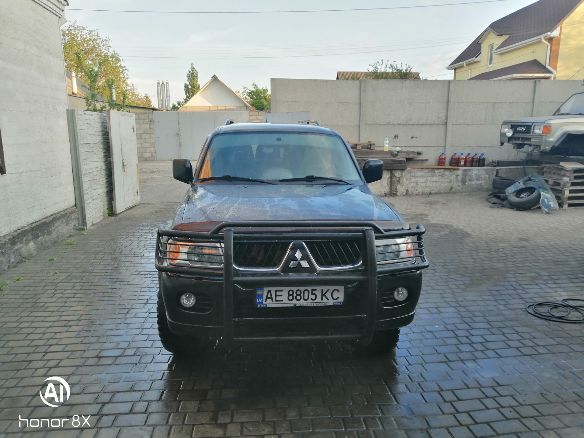 Установка кенгурятника! — Mitsubishi Pajero Sport (1G), 3 л, 2006 года |  стайлинг | DRIVE2