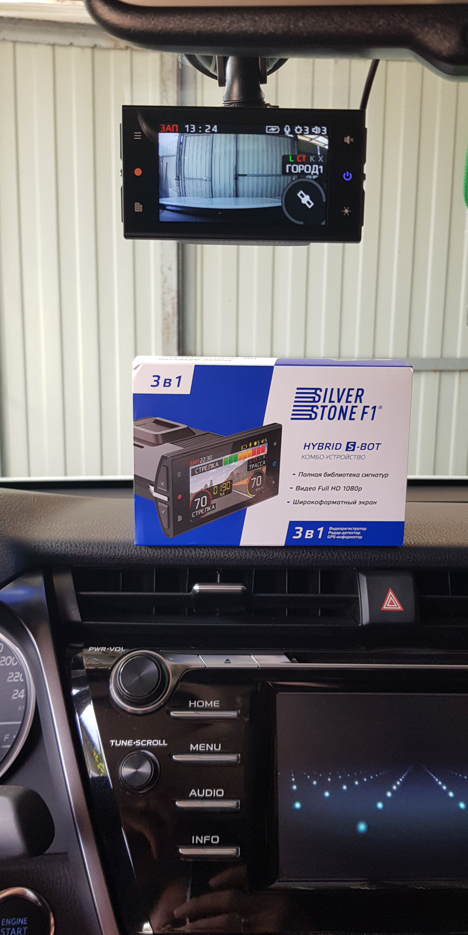 Скрытое подключение комбо видеорегистратора-радара к прикуривателю ...