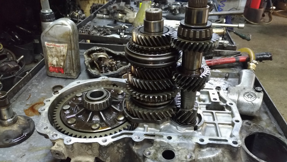 Переборка коробки передач — Volkswagen Golf Mk3, 2,8 л, 1993 года ...