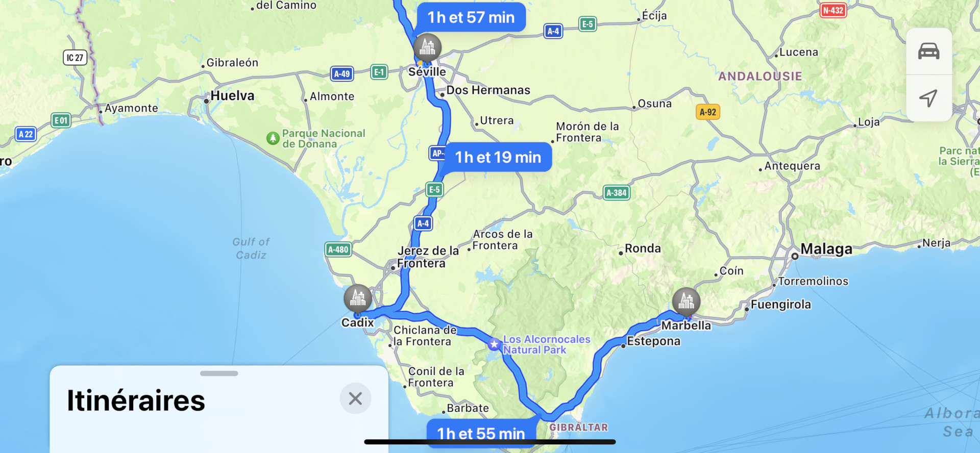 Дальнейший маршрут. Город Кадис Испания на карте. Из Севильи Испания в Кадис. Кадис Севилья расстояние.